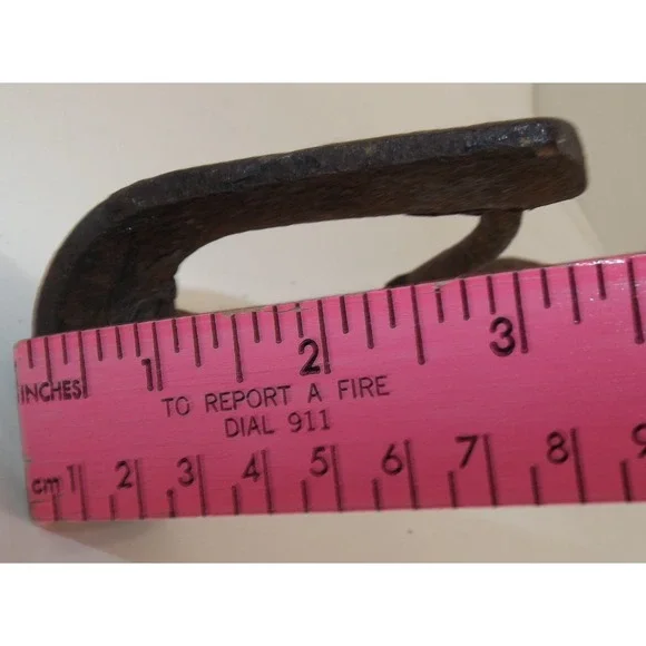 Retired Authentic Western Montana Cattle Branding Iron J - 3' letter/41 iron